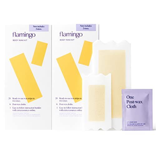 Flamingo Women’s Body Wax Kit on a white background