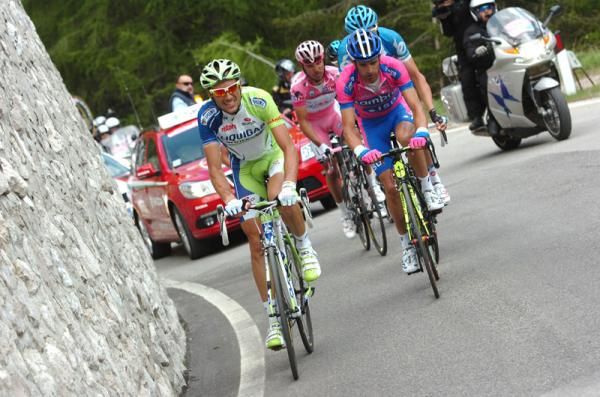 Ivan Basso (Liquigas-Cannondale) was perhaps the strongest ride on the climb