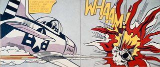 Imagining a photorealistic version of Lichtenstein’s Whaam! highlights the gulf between the two approaches