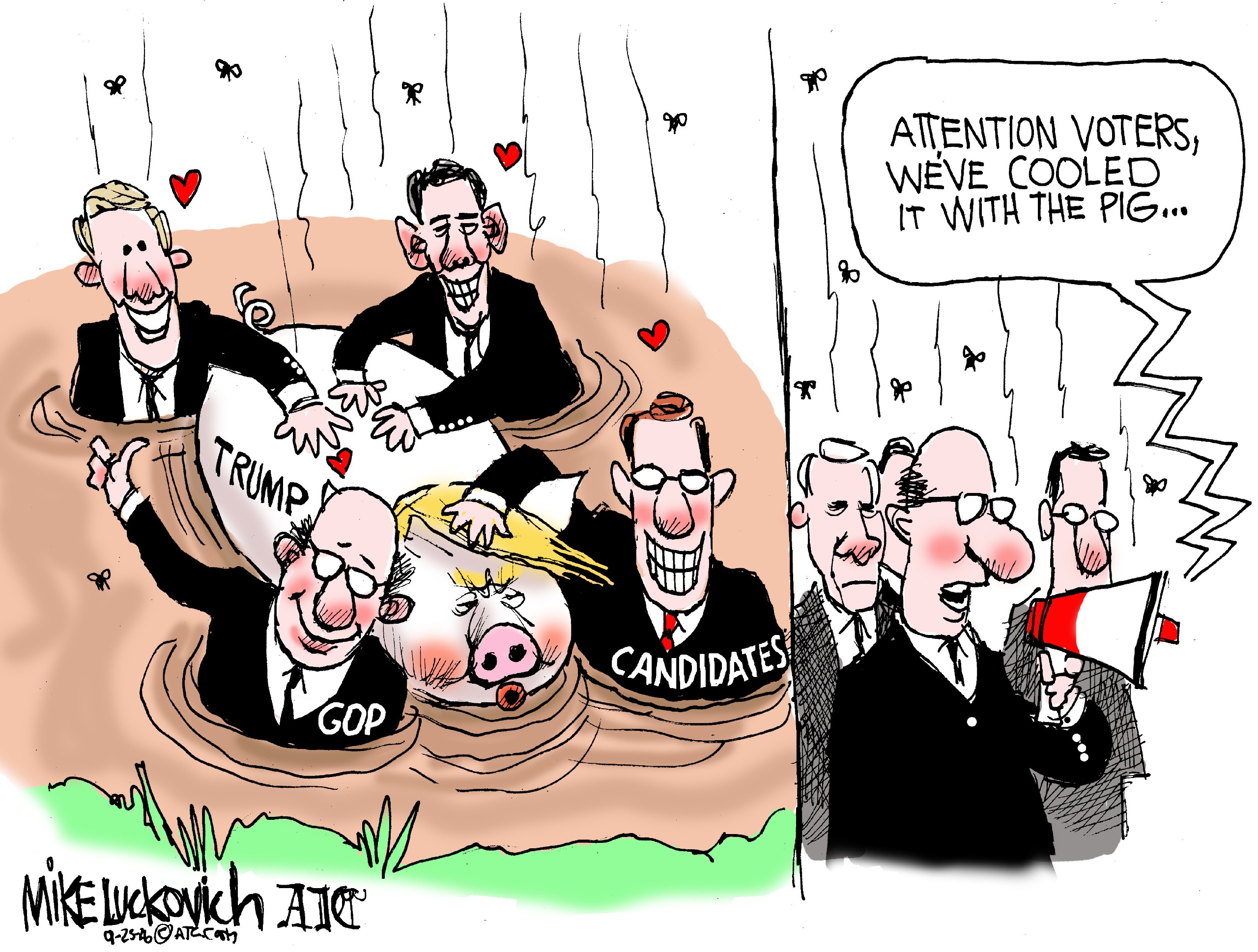 Political cartoon