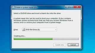 Create a Windows 7 system repair disc