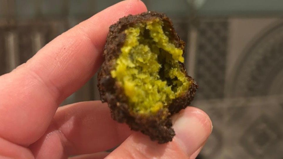 Falafal cooked using Philips 5000 Series Dual Basket Steam Air Fryer