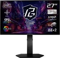 ASRock 27-inch Phantom QHD OLED Monitor ASRock 27-inch Phantom QHD OLED Monitor