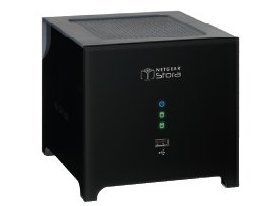 Netgear Stora - designed to look like a black box with feet