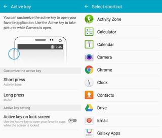 Galaxy S6 active Active Key setup