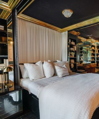 John Corbett’s bedroom with Hollywood-inspired decor