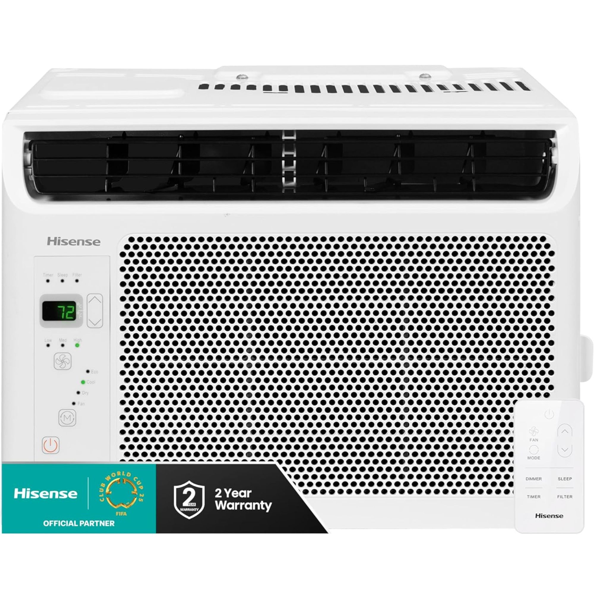 Hisense WC05R25A Window Air Conditioner, 5,000 BTU, White