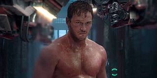 chris pratt shirtless in guardians of the galaxy