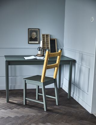 ikea desk hacks for the IVAR wooden chair