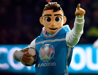 Euro 2020 mascot Skillzy