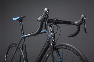 The lightweight frame is also agile going downhill