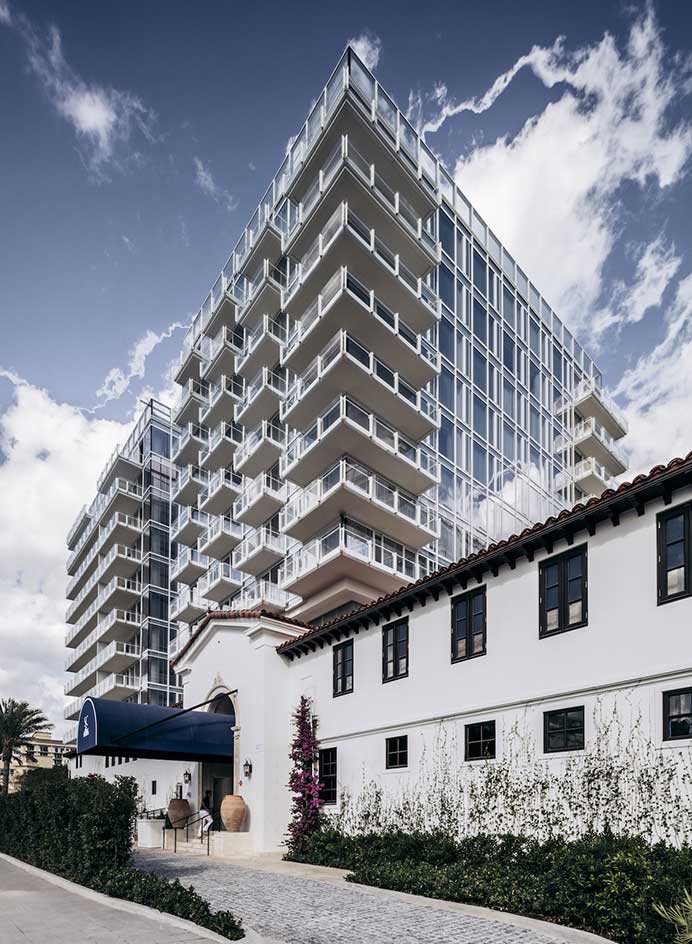 building view from outside