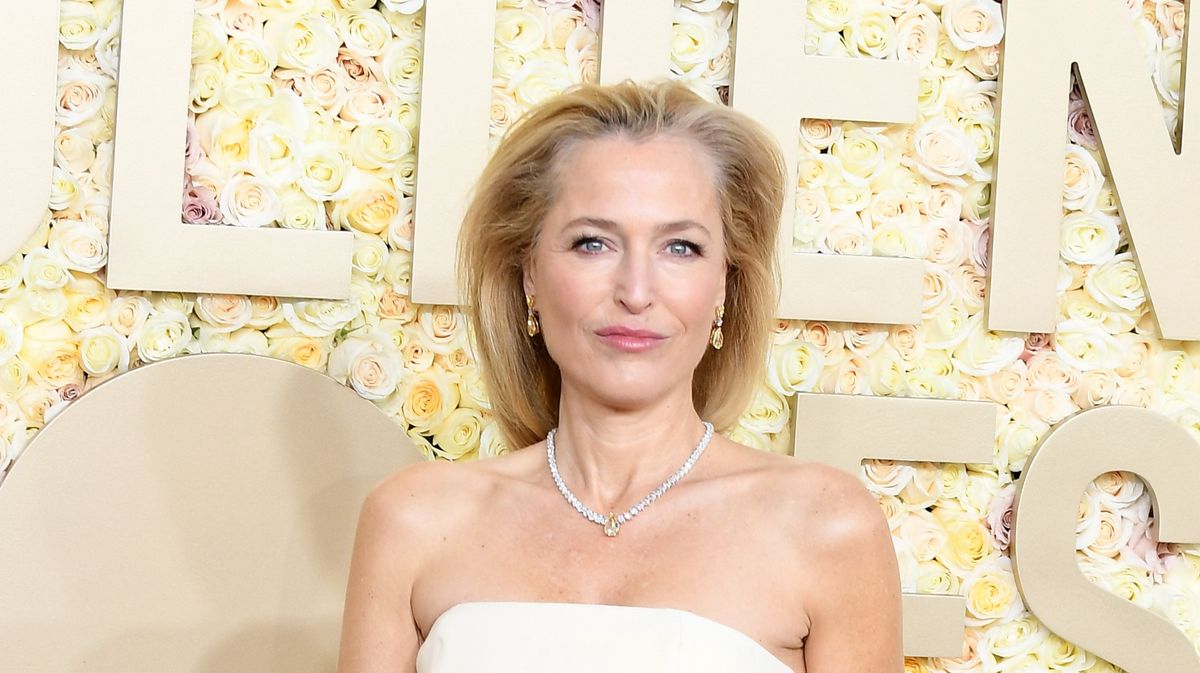 Gillian Anderson's beauty tool for puffiness is on sale | Woman & Home