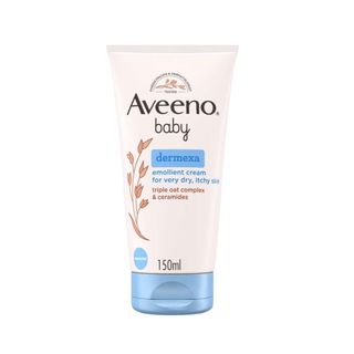 un paquete de crema aveeno baby dermexa