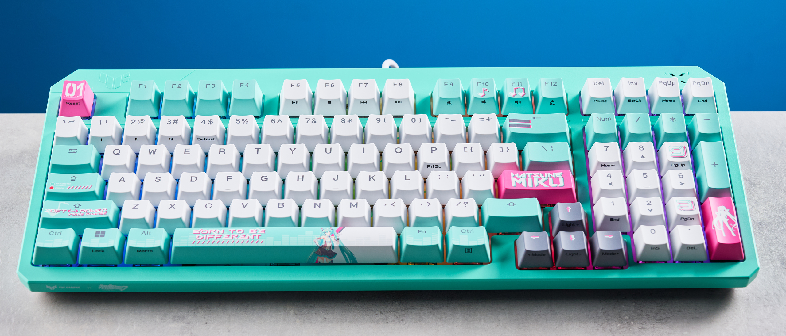 An Asus TUF Gaming K3 Gen II keyboard