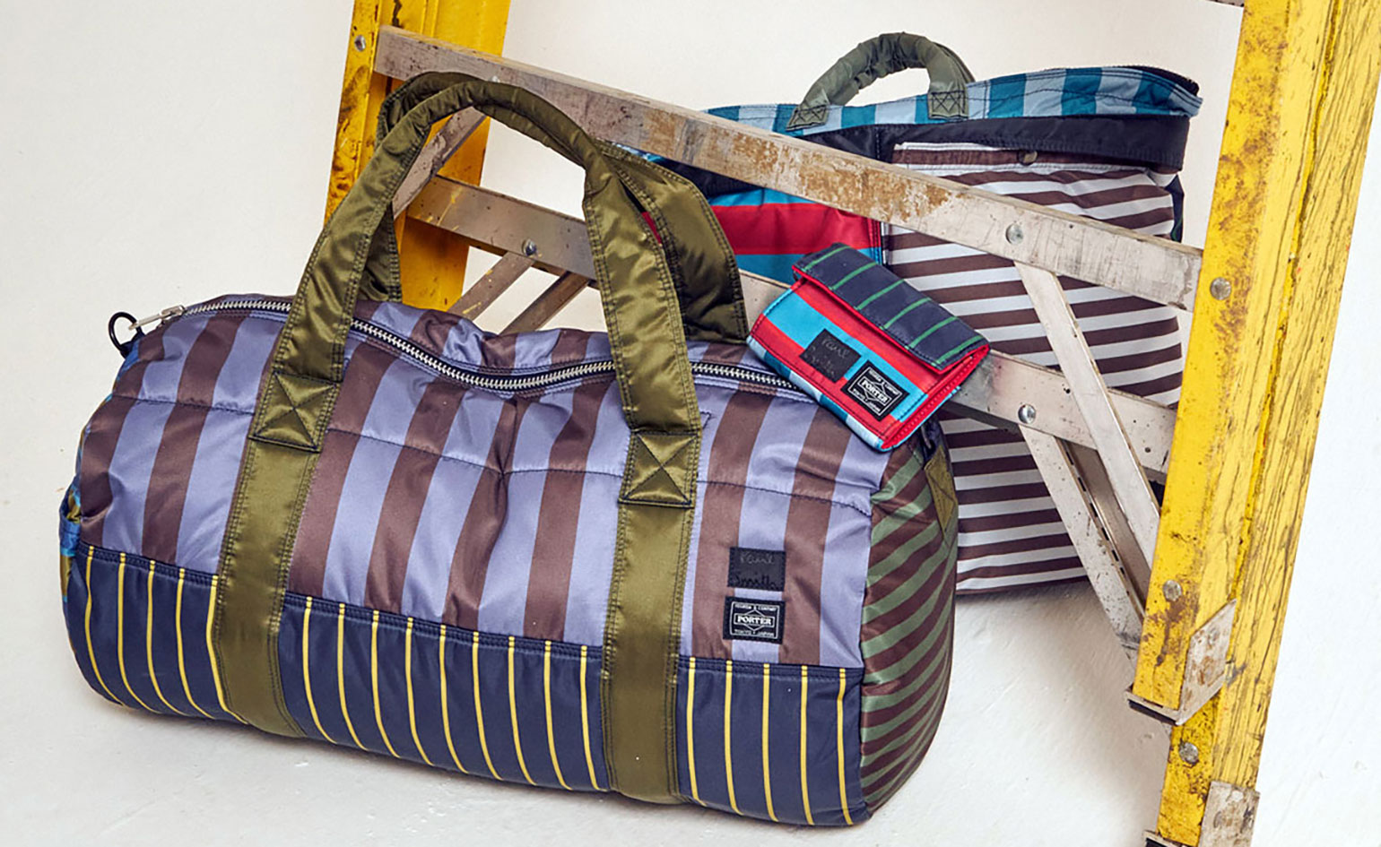 Mixed Stripe Flight Bag - Paul Smith + PORTER