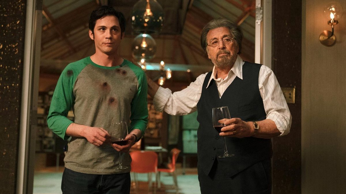 Logan Lerman and Al Pacino starring in Hunters on Amazon Prime Video