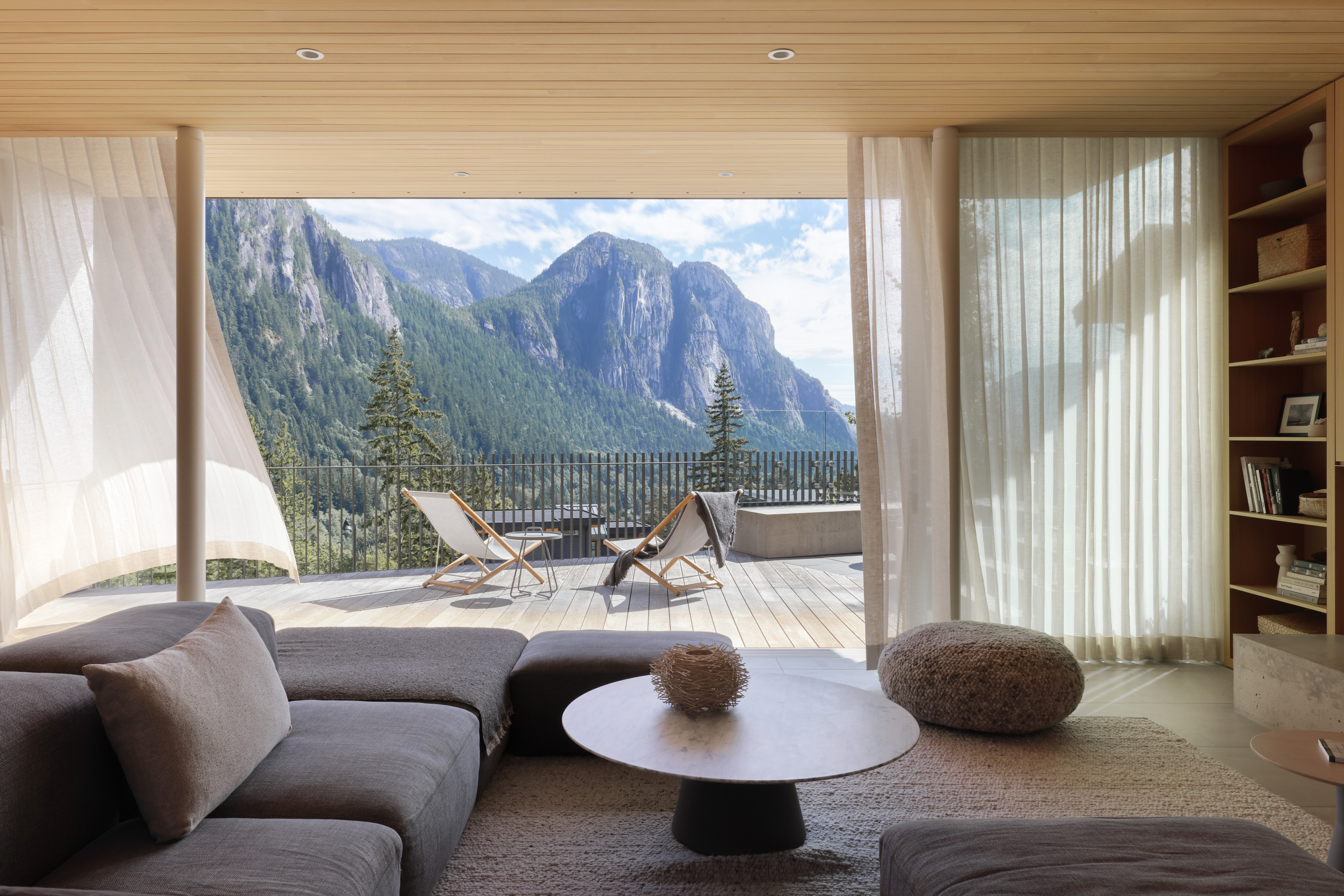 View from the living room at The Sanctuary