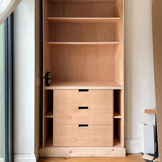 Built in larder in dining room