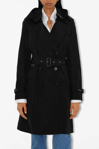 Burberry Mid-length Taffeta Kensington Trench Coat