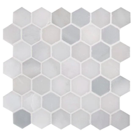 MSI Greecian White Hexagon Marble Tile $11.19