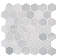 MSI Greecian White Hexagon Marble Tile $11.19 $8.95/sq.ft | Home Depot