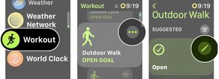 How to turn on heart rate zones workout view: Launch Workout, tap the setting button on the workout you want, and then tap the edit button.
