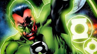 DC Comics artwork of Sinestro as a Green Lantern