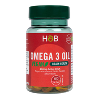Holland &amp; Barrett Vegan Omega 3 Oil 60 capsules - £15.99