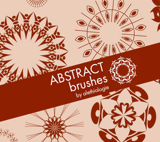 Abstract brushes, one of the best free Illustrator brushes