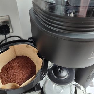 Testing the Melitta coffee machine at home