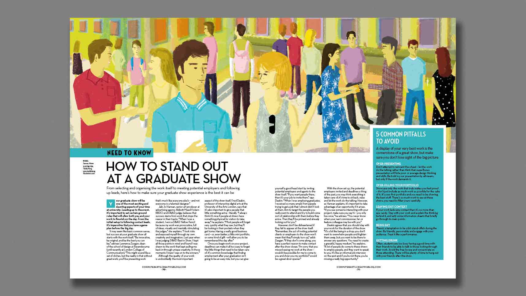 Computer Arts issue 253: graduate show