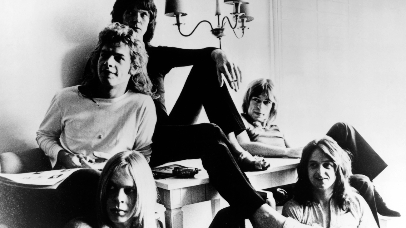 A picture of Yes taken in 1971