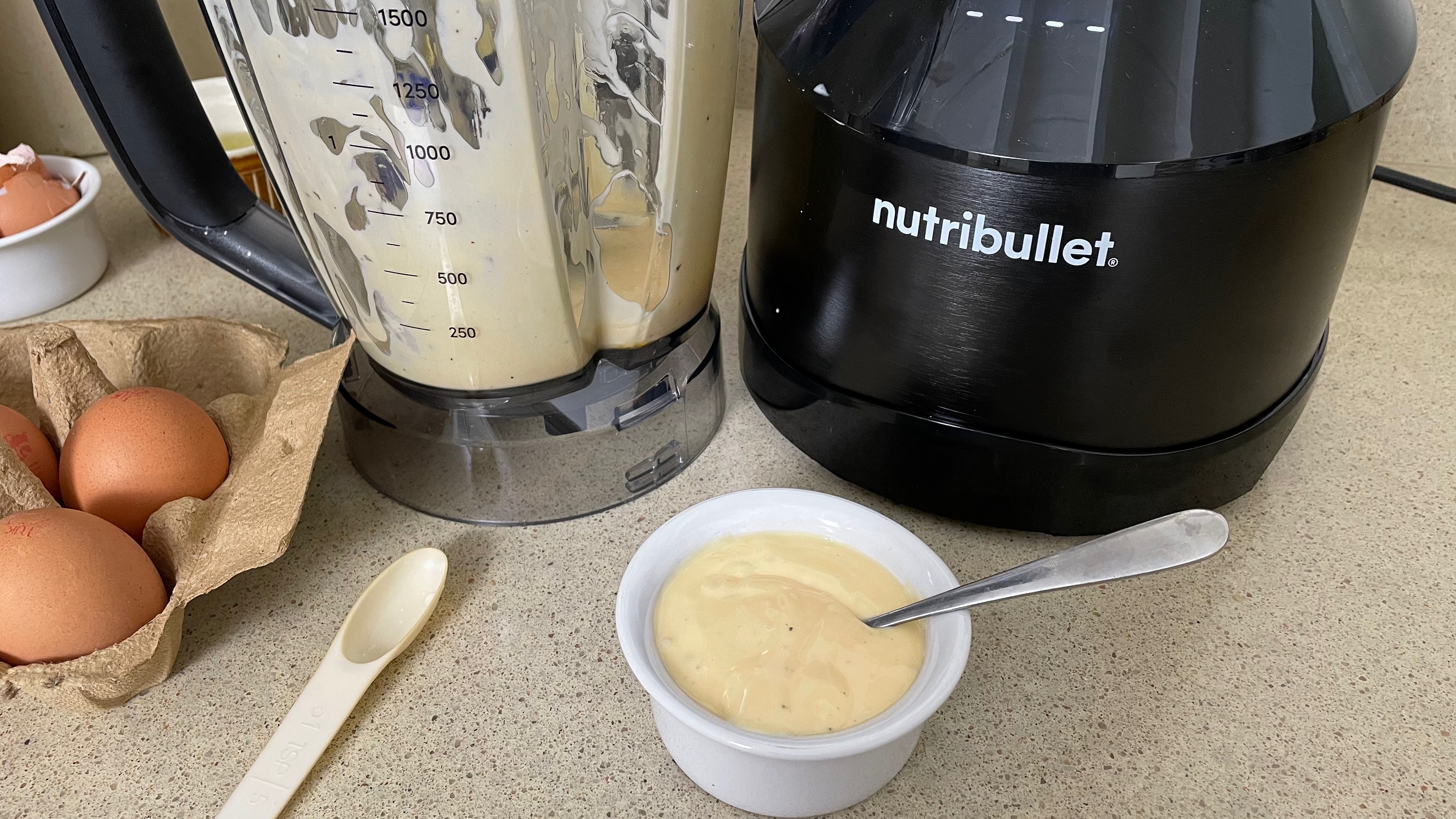 Mayo using nutribullet blender