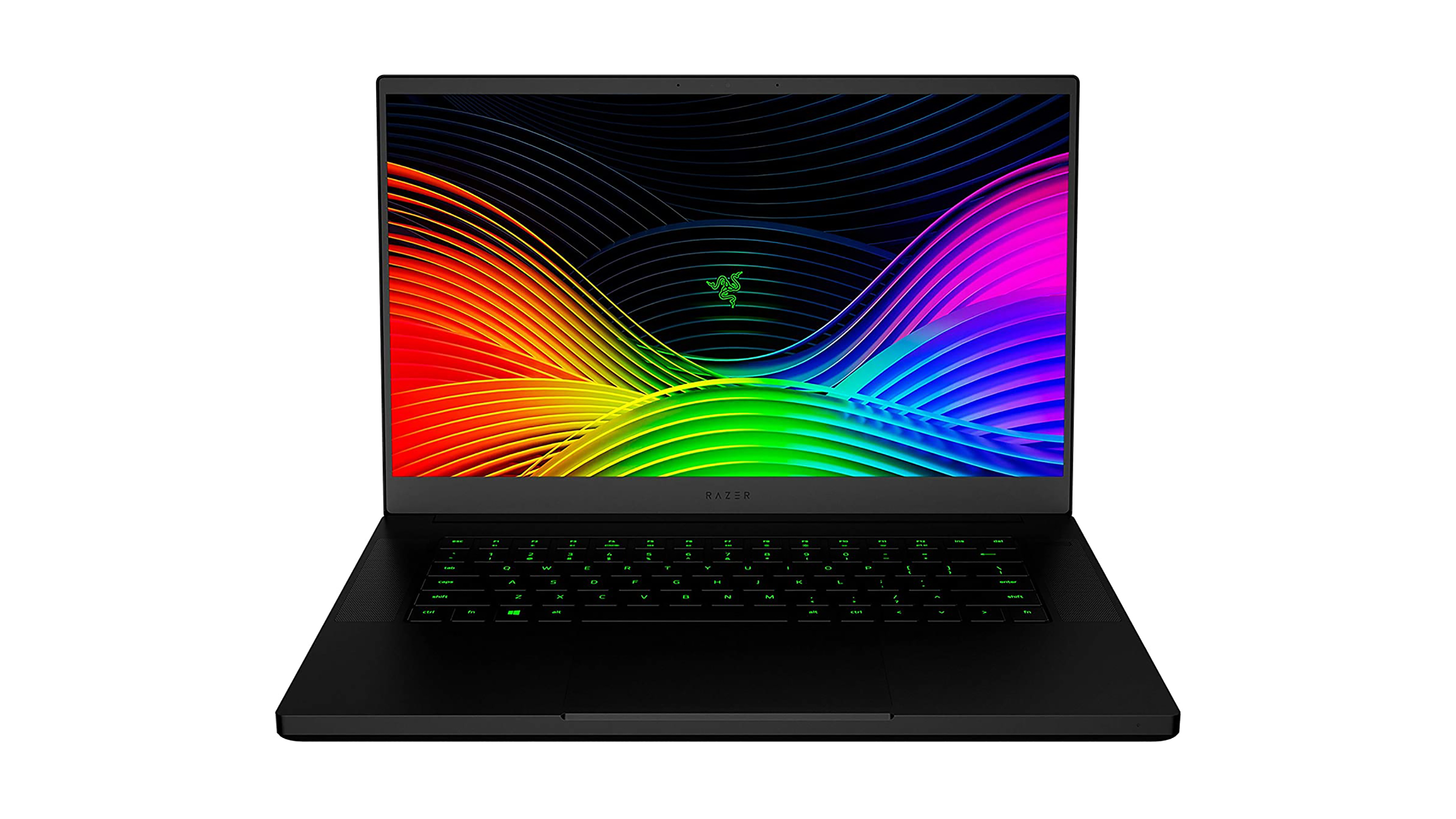 Razer Blade 15 Studio Edition from the front on a white background