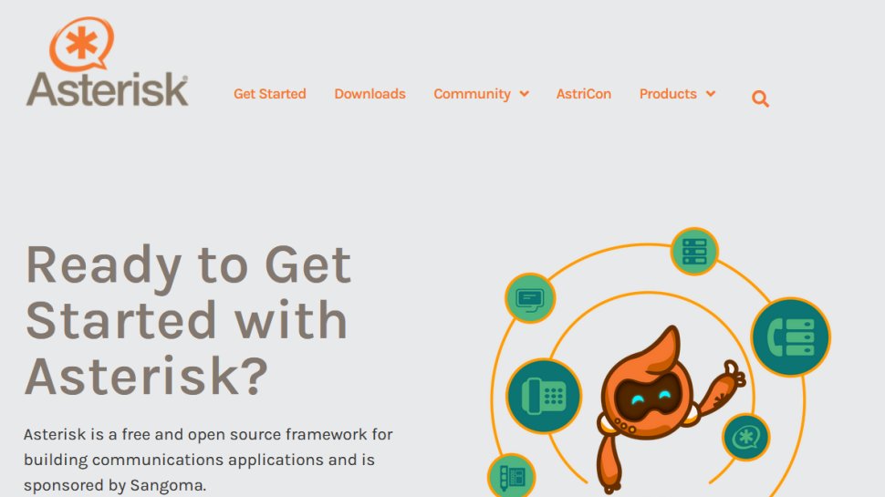 Asterisk website screenshot (May 2025).