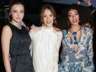 H&M Paris Fashion Week: Miranda Kerr, Jessica Alba, Solange Knowles