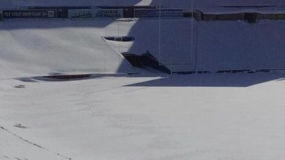 This is what the Buffalo Bills' stadium looks like after being buried by a freak snowstorm