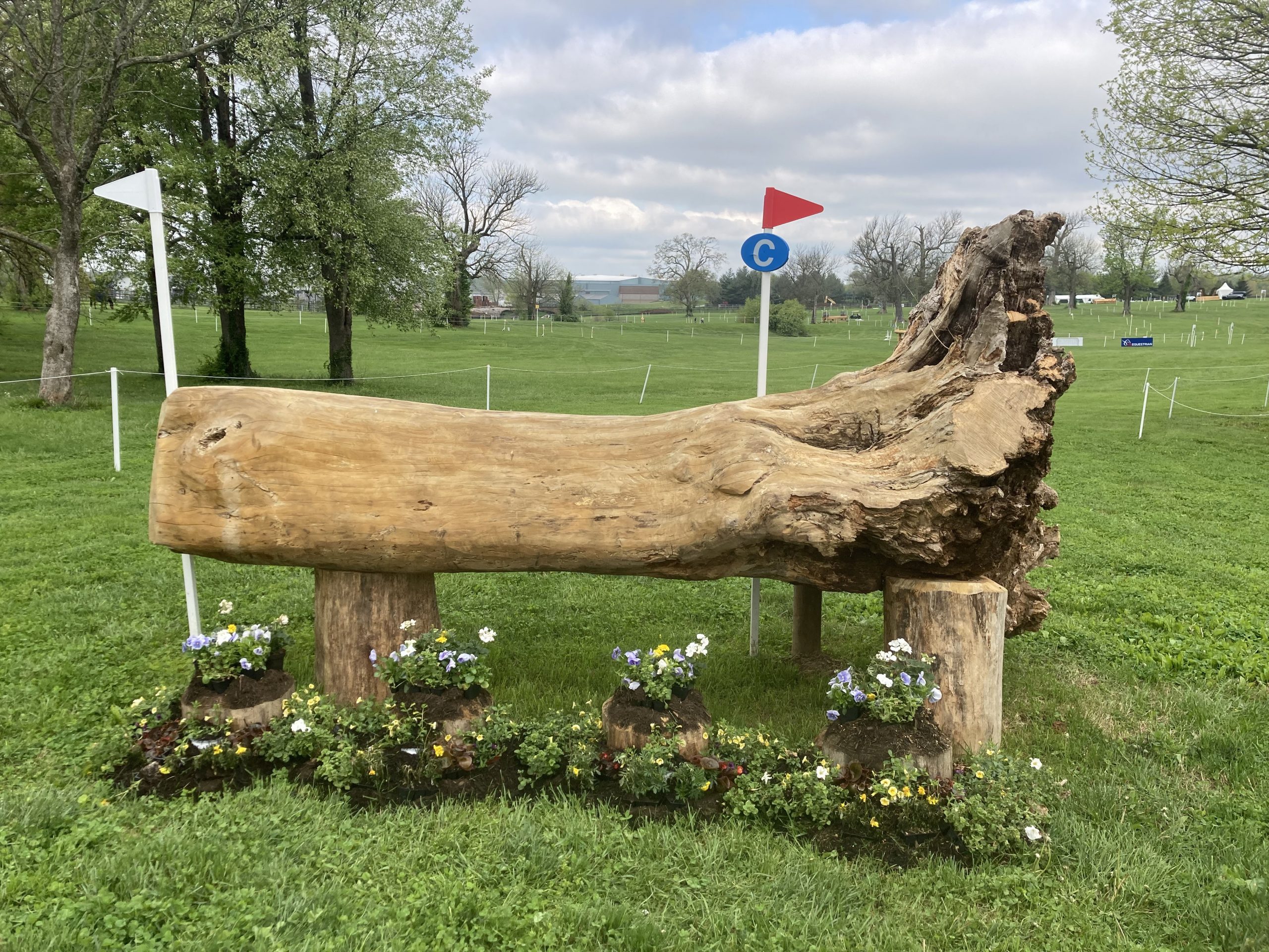 Kentucky Three-Day Event cross-country course 2024 fence 25c