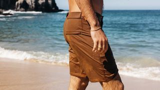 best hiking shorts: Finisterre Walker Hybrid Shorts