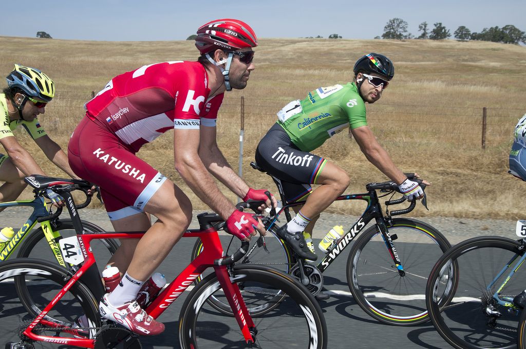 Peter Sagan in the green jersey