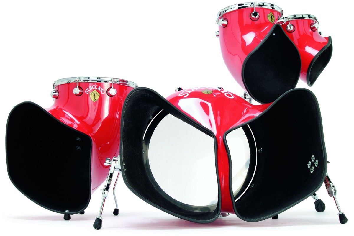 It might look like a pair of clown&acute;s trousers, but the huge bass drum packs a hefty punch in the volume department