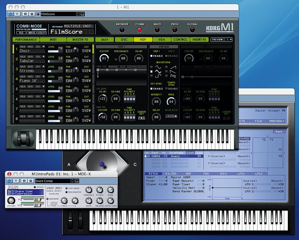 The Legacy Digital Edition contains two synths and a multi-effects unit.
