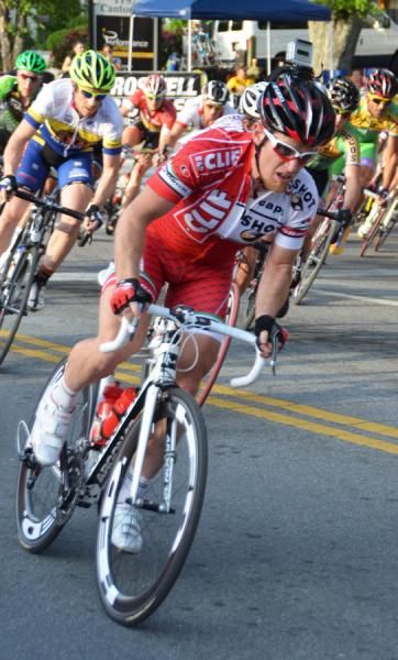A Clif Bar rider had a helmet cam to capture the action.