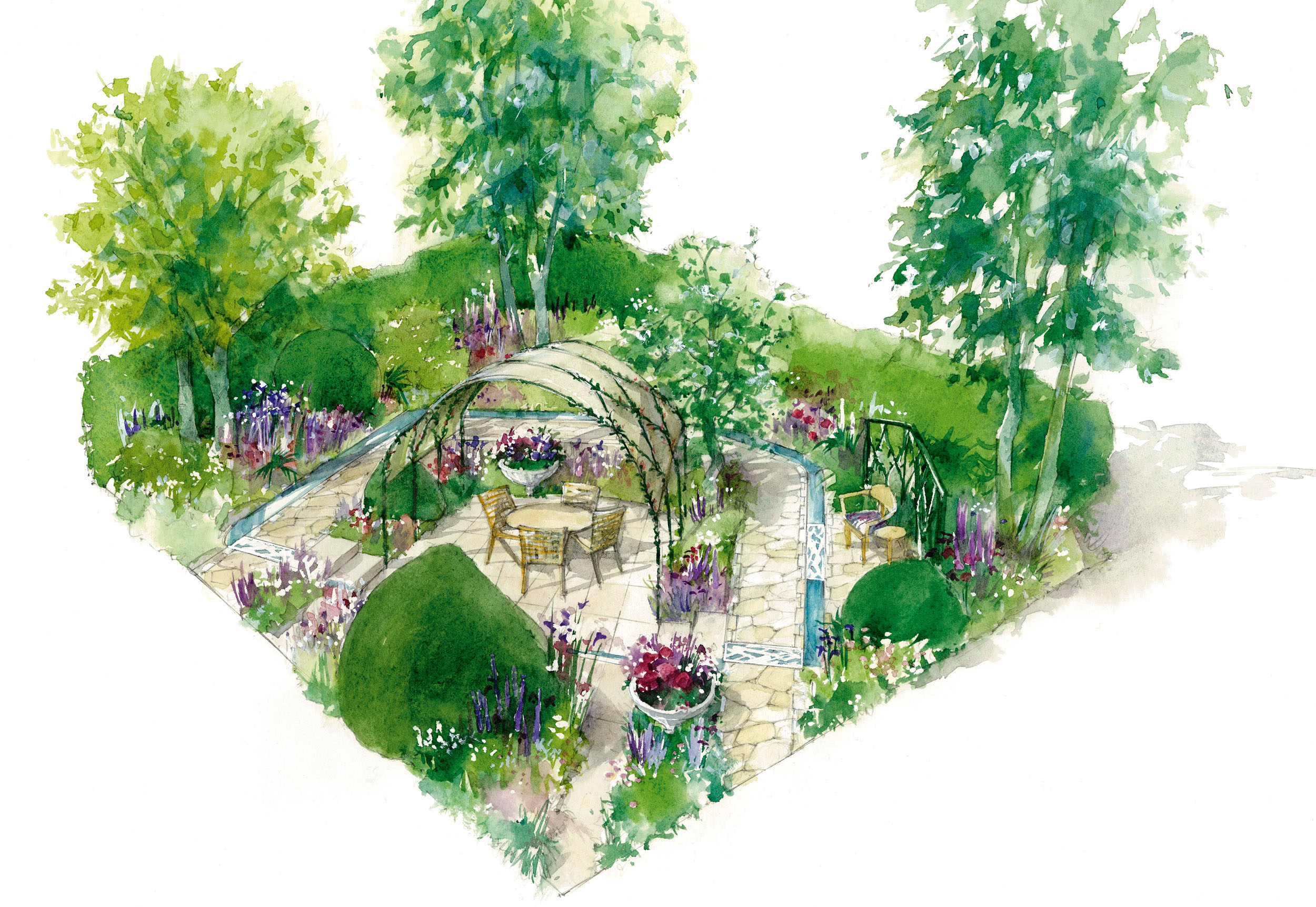 The Boodles Garden by Catherine MacDonald