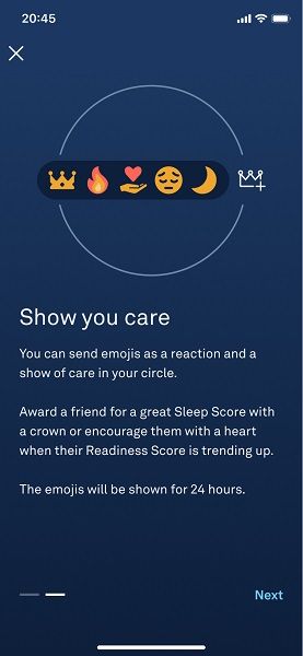 Oura Circles feature