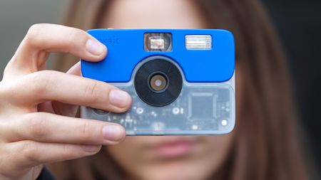 The Await Camera, a compact digital camera