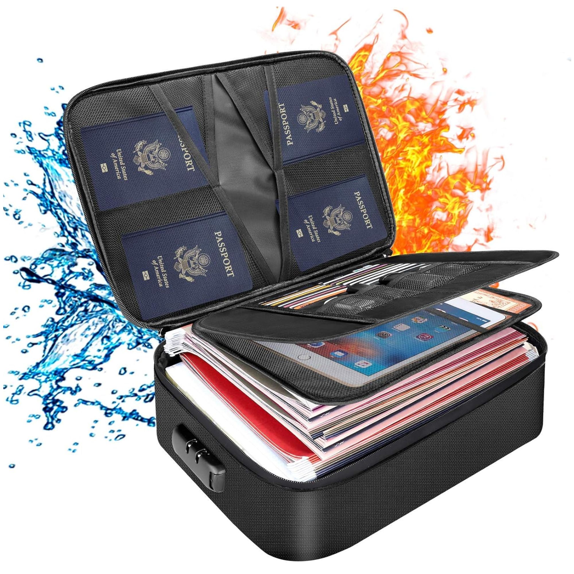 Fireproof and waterproof document bag