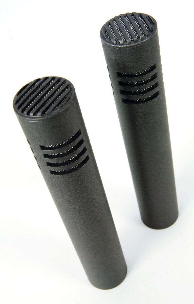The dinky condensers sound a little lightweight compared to larger and more expensive mics, but they turn in a good performance nonetheless