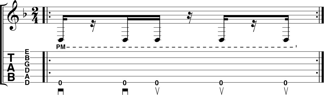 Kick drum pattern 4